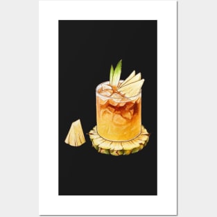 Pineapple Drink Vintage Posters and Art